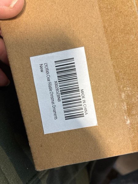 Condition photo showing New/Like New for 20 Pack Clear Plastic Fillable Ornament Ball 3.15''/80mm for Christmas,Holiday, Wedding,Party,Home Decor