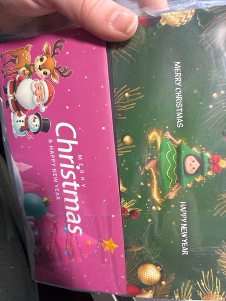 Condition photo showing New/Like New for AIERSA 3Pcs Christmas Money Holders for Cash, Foldable Christmas Cash Gift Envelopes 10 Slots, Unique Multiple Checks Gift Card Book