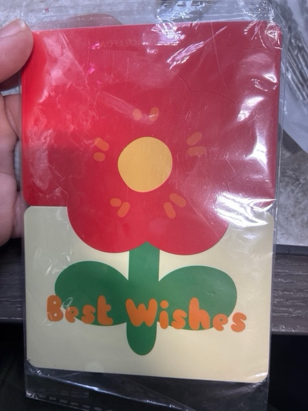 Condition photo showing New/Like New for Thank You Cards with Envelope 6 Pcs Cute Just for You Cards 6 Different Unique Flower Design Best Wishes Card for Kids Women