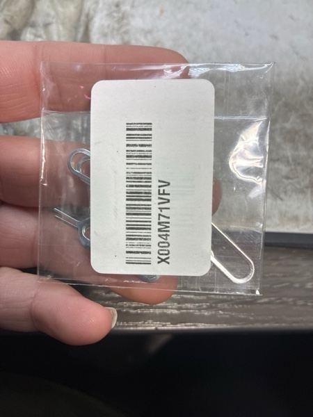 Condition photo showing New/Like New for ZMSNTGS Collection Sim Card Tray Remover Eject Pin Key Tool for iPhone iPad Samsung Galaxy Smart Phone/Tablet and More (Silver-10 Pack)