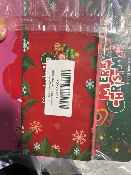 Condition photo showing New/Like New for AIERSA 3Pcs Christmas Money Holders for Cash, Foldable Christmas Cash Gift Envelopes 10 Slots, Unique Multiple Checks Gift Card Book