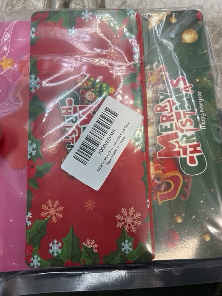 Condition photo showing New/Like New for AIERSA 3Pcs Christmas Money Holders for Cash, Foldable Christmas Cash Gift Envelopes 10 Slots, Unique Multiple Checks Gift Card Book