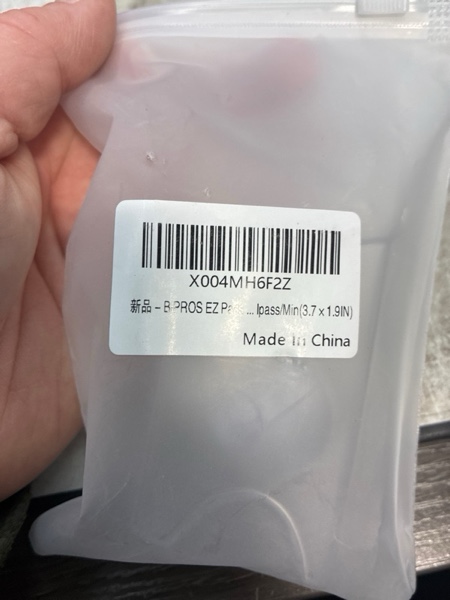 Condition photo showing New/Like New for BIPROS EZ Pass Holder – EZPass Holder for Windshield with Suction Cup Mount, Only Fits EZ Pass Mini (3.7" x 1.9"), Requires Removing Ezpass Original Velcro (Art, 1) clear