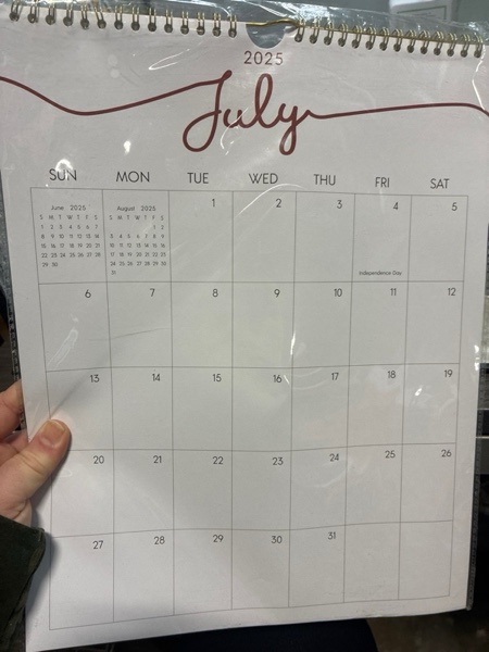 Condition photo showing New/Like New for Phyxin Wall Calendar 2025-2026, Large Wall Calendar - 14" x 11", 2026 Calendar Runs from Jul 2025 until Dec 2026, 2025 Calendar for Women & Men, Teachers, Students, Simple