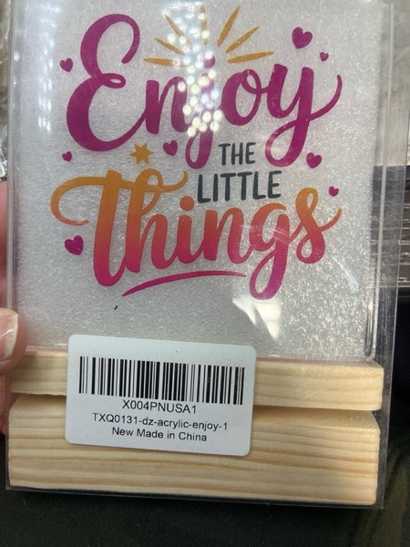 Condition photo showing New/Like New for Chaos Coordinator Gifts Thank You Gifts for Worker Boss Chaos Coordinator Noun Acrylic Sign Plaque for Desk Home Office Colorful 100