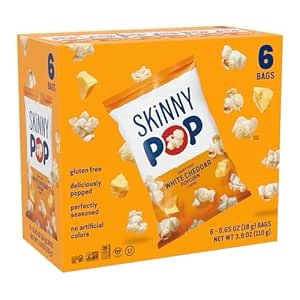 KHCH02501051 3.9 oz Dairy Free White Cheddar Flavored Popcorn - Pack of 6