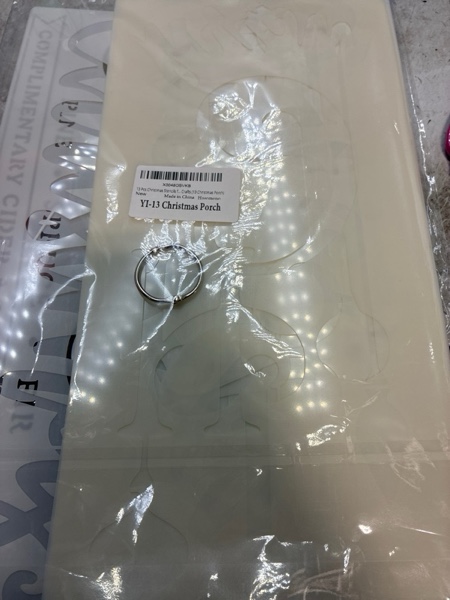 Condition photo showing New/Like New for 13 Pcs Christmas Stencils for Painting on Wood Reusable Welcome Merry Christmas Tree Stencil Large Nativity Let it Snow Believe Templates for Porch Sign Doormats Crafts (13 Christmas Porch)