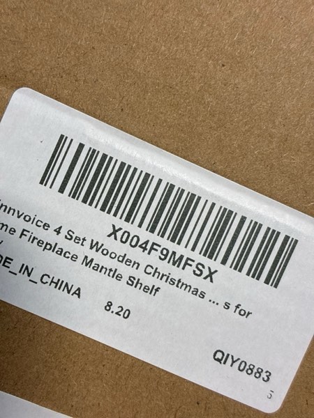 Condition photo showing New/Like New for 4 Sets Light up Wooden Christmas Trees Decorations 3 Sizes DIY Table Top Christmas Trees with Lights LED Xmas Centerpieces for Tables Home Farmhouse Fireplace Mantle Shelf Decor Crafts Gifts