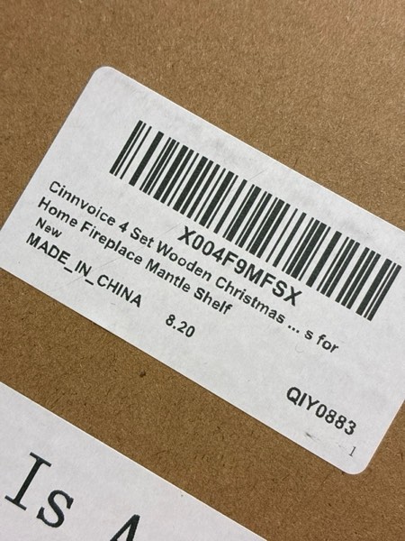 Condition photo showing New/Like New for 4 Sets Light up Wooden Christmas Trees Decorations 3 Sizes DIY Table Top Christmas Trees with Lights LED Xmas Centerpieces for Tables Home Farmhouse Fireplace Mantle Shelf Decor Crafts Gifts