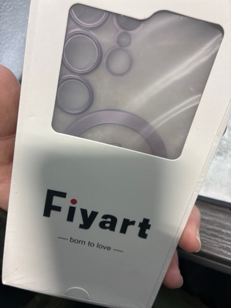 Condition photo showing New/Like New for Fiyart Designed for Samsung Galaxy S24 Ultra Case,Compatible with MagSafe Love Heart Plating Camera Protection Clear Phone Case, Magnetic Glitter for Women Girls Protective Cover 6.8"-Purple