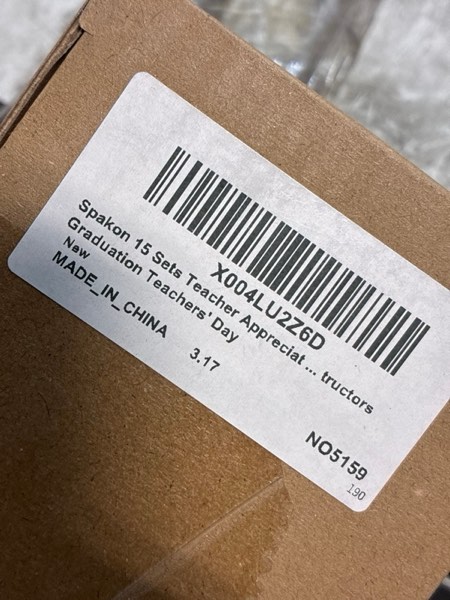 Condition photo showing New/Like New for Spakon 15 Sets Thank You Teacher Gifts Magnetic Bookmarks Gifts Leather Bookmarks with Thank You Cards and Organza Bags for Men Women Book Accessories