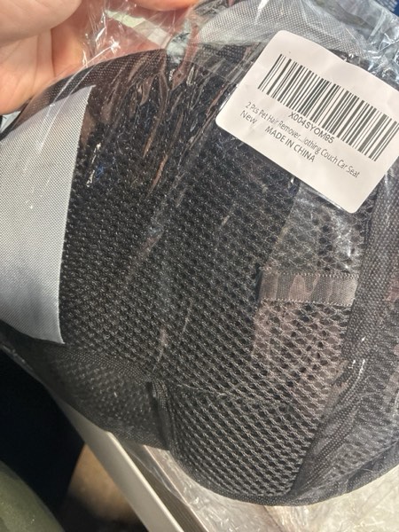 Condition photo showing New/Like New for 2 Pcs Pet Hair Remover Gloves for Cats & Dogs, Electrostatic Cat Hair Remover Dog Grooming Gloves, Reusable Pet Hair Cleaning Tool Washable Pet Hair Mitt for Carpet Curtain Clothing Couch Car Seat