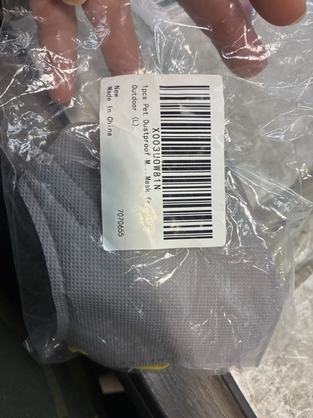 Condition photo showing New/Like New for STOBOK Dog Mouth Cover Adjustable Protective Muzzle with Anti-Dust Pm2.5 Filter Breathable Pet Mask for Medium Sized Dogs Outdoor Walks