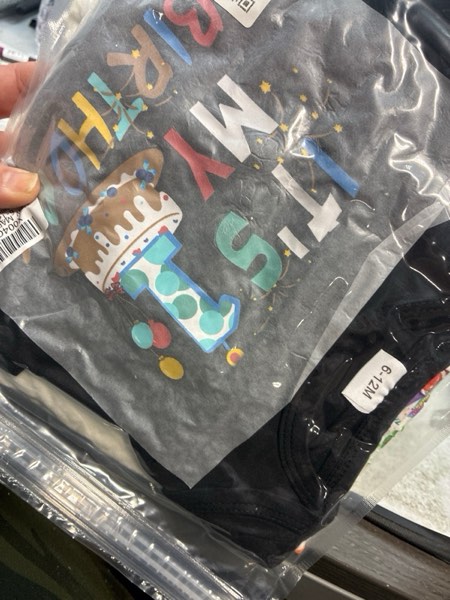 Condition photo showing New/Like New for Renotemy Newborn Baby Boy Fall Clothes, Long Sleeve Letter Printed Rompers Plaid Pants Hat Outfits Clothing Set 0-18 Months Birthday 6-12 Months