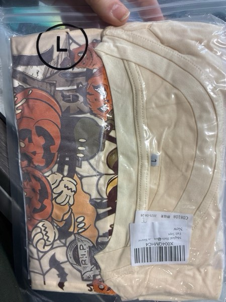 Condition photo showing New/Like New for Halloween Shirts for Women Magical Halloween Tshirt Cute Ghost Graphic Tees Spooky Season Casual Short Sleeve Fall Tops Apricot03 Small