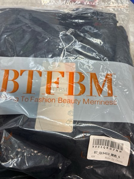 Condition photo showing New/Like New for BTFBM Women's Elegant Ruched Bodycon Dresses Summer Fall Mesh Long Sleeve Cross V Neck Party Club Cocktail Mini Dress