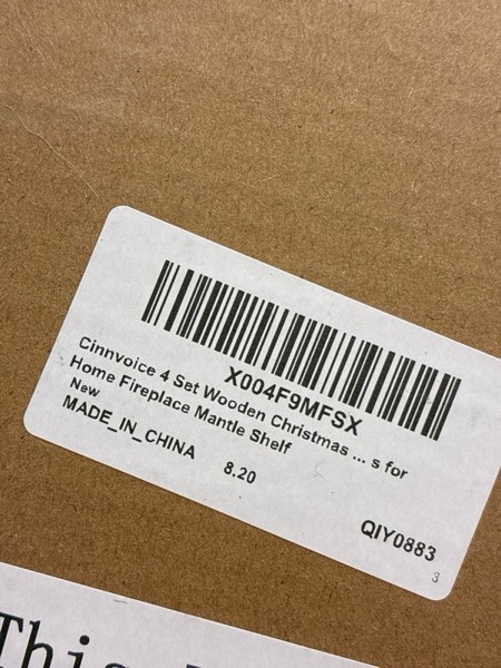 Condition photo showing New/Like New for 4 Sets Light up Wooden Christmas Trees Decorations 3 Sizes DIY Table Top Christmas Trees with Lights LED Xmas Centerpieces for Tables Home Farmhouse Fireplace Mantle Shelf Decor Crafts Gifts