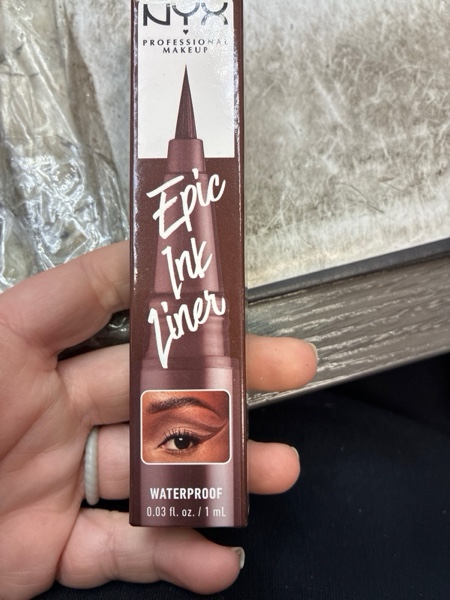 Condition photo showing New/Like New for NYX PROFESSIONAL MAKEUP Epic Ink Liner, Waterproof Liquid Eyeliner with Vegan Formula - Graham Cracker (Light Brown Matte)