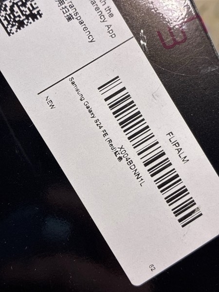 Condition photo showing New/Like New for FLIPALM Wallet Case for Samsung Galaxy S24 Fe, RFID Blocking Credit Card Holder, PU Leather Folio Flip Kickstand Protective Shockproof Cover for S24 Fe (Red, for S24 Fe - 6.4") for S24 Fe - 6.4" Red