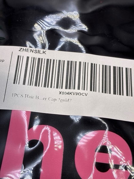 Condition photo showing New/Like New for ZHENSILK Silk Sleep Bonnet for Women, Large Satin Hair Caps with Elastic Band for Curly Hair and Frizz Control
