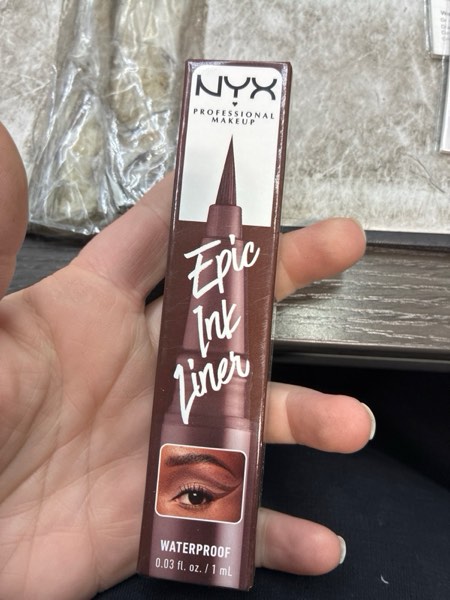 Condition photo showing New/Like New for NYX PROFESSIONAL MAKEUP Epic Ink Liner, Waterproof Liquid Eyeliner with Vegan Formula - Graham Cracker (Light Brown Matte)