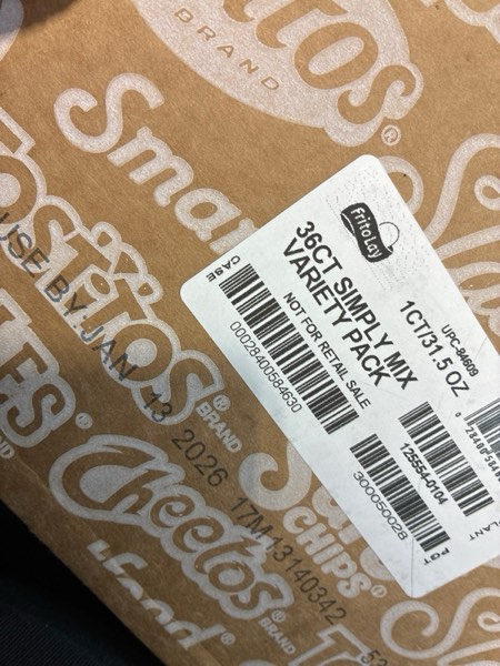 Condition photo showing New/Like New for Simply Snacks Variety Pack, 0.875 Oz Bag, 36 Count, Organic, Packaging May Vary