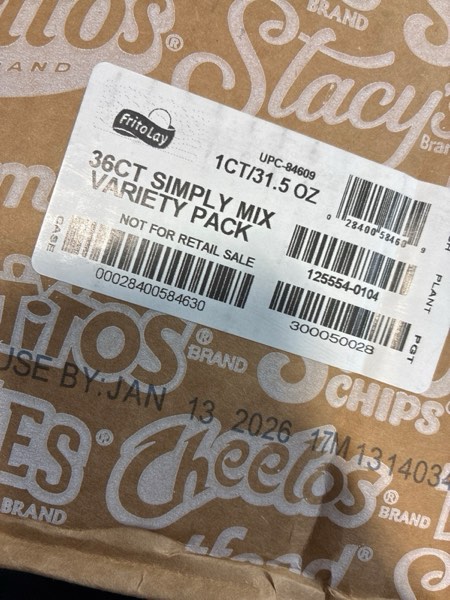 Condition photo showing New/Like New for Simply Snacks Variety Pack, 0.875 Oz Bag, 36 Count, Organic, Packaging May Vary