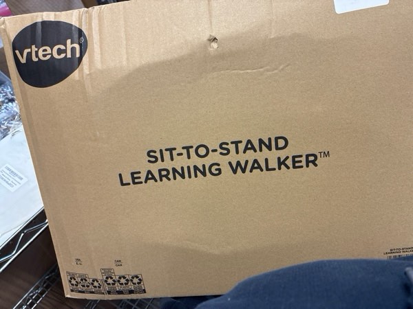 Condition photo showing New/Like New for VTech Sit-to-Stand Learning Walker (Frustration Free Packaging), Pink Pink Walker