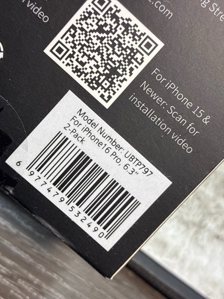 Condition photo showing New/Like New for UNBREAKcable 2PCS Screen Protector for iPhone 16 Pro - 1 Privacy Tempered Glass+1 Clear Glass Double Shatterproof [Installation Frame] [9H Hardness] [Case Friendly] Anti-Scratch for iPhone 6.3 inch