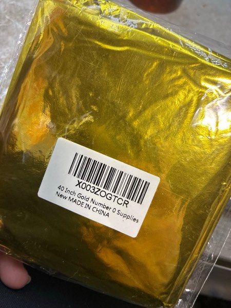 Condition photo showing New/Like New for 40 Inch Gold Number Balloons, Helium Mylar Foil Number Balloons for Birthday, Number 0 Balloon for Birthday Decorations for Kids, Anniversary Party Decorations Supplies Gold 0