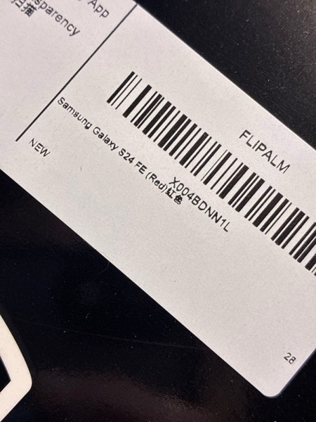 Condition photo showing New/Like New for FLIPALM Wallet Case for Samsung Galaxy S24 Fe, RFID Blocking Credit Card Holder, PU Leather Folio Flip Kickstand Protective Shockproof Cover for S24 Fe (Red, for S24 Fe - 6.4") for S24 Fe - 6.4" Red