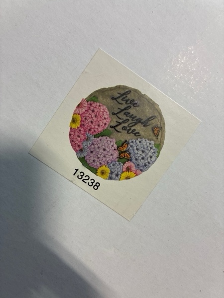 Condition photo showing New/Like New for LIVE LAUGH LOVE STEPPING STONE