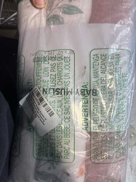 Condition photo showing New/Like New for Muslin Swaddle Blankets for Newborn, 3 Pack Breathable Soft Receiving Blanket, Large 38 x 40 inches Swaddle Wrap Burping Clothes Diapers, Essentials Infant Shower Items, Toddler Gift (Gentle Colors) Gentle Colors 3 PACK