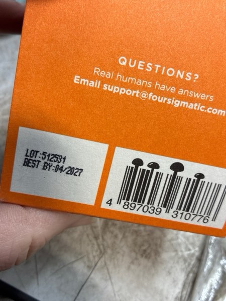 Condition photo showing New/Like New for Four Sigmatic Focus Organic Mushroom Coffee | Instant Mushroom Coffee Mix with Lion's Mane, Chaga and Rhodiola for Better Focus and Immune Support | 10 Packets