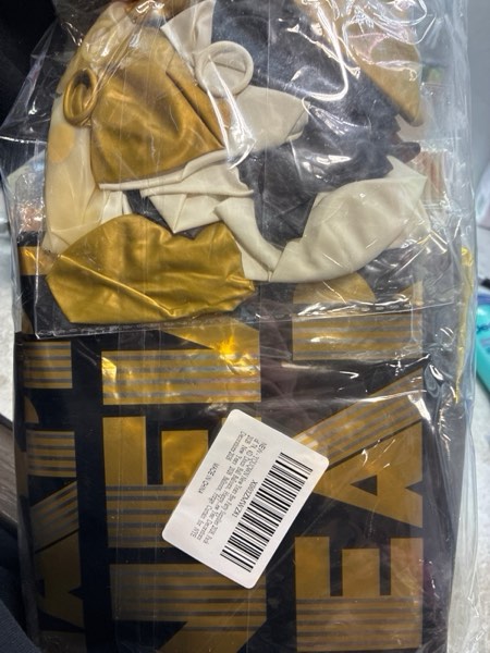 Condition photo showing New/Like New for YQUQWN New Years Eve Party Supplies 2026, Pack of 74, 4D Disco Ball Balloons, Happy New Year Banner for Happy New Year Decorations 2026 New Years 2026 Balloons, Fringe Curtain for NYE Decorations 2026