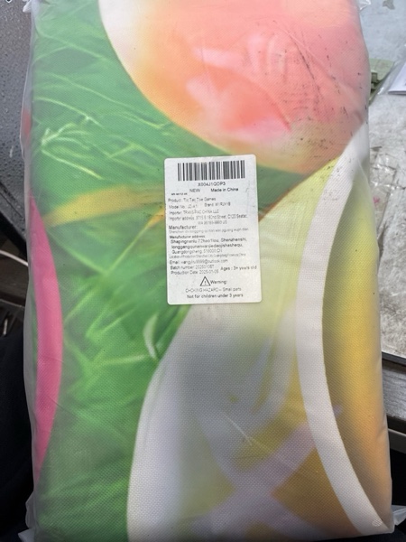 Condition photo showing New/Like New for 2-in-1 Giant Bean Bag Toss & Large Tic Tac Toe Outdoor Games for Kids Adults-4.5ft Giant Outside Lawn Yard Camping Field Day Games for Kid Family-Backyard Fun Carnival Outdoor Giant Yard Games