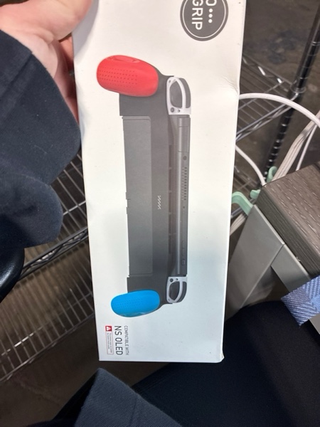 Condition photo showing New/Like New for JUSPRO Grip Case Compatible with Nintendo Switch OLED, Unique Switch Accessories Designed Comfortable & Ergonomic Grip with 5 Game Slots