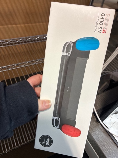 Condition photo showing New/Like New for JUSPRO Grip Case Compatible with Nintendo Switch OLED, Unique Switch Accessories Designed Comfortable & Ergonomic Grip with 5 Game Slots