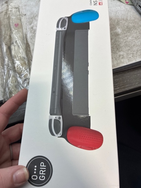 Condition photo showing New/Like New for JUSPRO Grip Case Compatible with Nintendo Switch OLED, Unique Switch Accessories Designed Comfortable & Ergonomic Grip with 5 Game Slots
