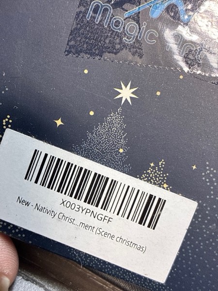 Condition photo showing New/Like New for Nativity Christmas Ornaments 2024 | Nativity Mary, Josheph and Baby Jesus Ornaments, Religious Ornament , Nativity Scene Ornament (Scene christmas)