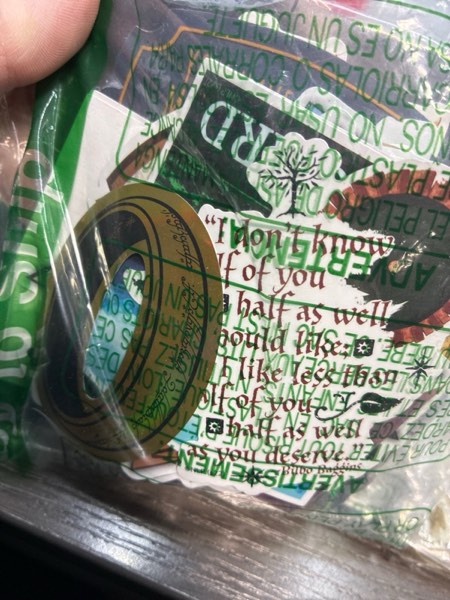 Condition photo showing New/Like New for Conquest Journals Lord of The Rings Vinyl Stickers, 60 Unique Stickers Including 5 Holograms, Waterproof, UV and Scratch Resistant, Officially Licensed