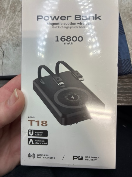 Condition photo showing New/Like New for Wireless Portable Charger 16800mAh Magnetic Power Bank