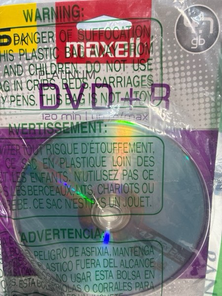 Condition photo showing New/Like New for Maxell – 639031, Platinum DVD+R - High Capacity Write-Once Discs for Videos & Digital Storage - 4.7GB Storage with 16X Write Speed Up To 120 Min, Exceptional Archival Life – Pack 5
