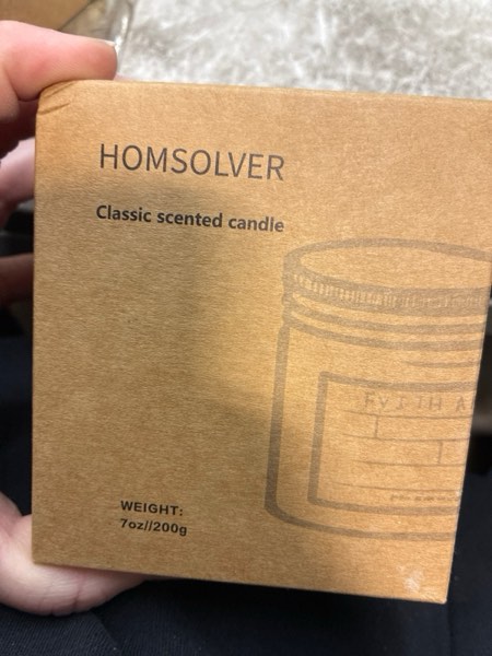 Condition photo showing New/Like New for Homsolver Mothers Day Gifts from Daughter Son,Birthday Gifts for Mom, Her, Bonus Mom, Mother (mom i Hope This Candle-White) White i hope