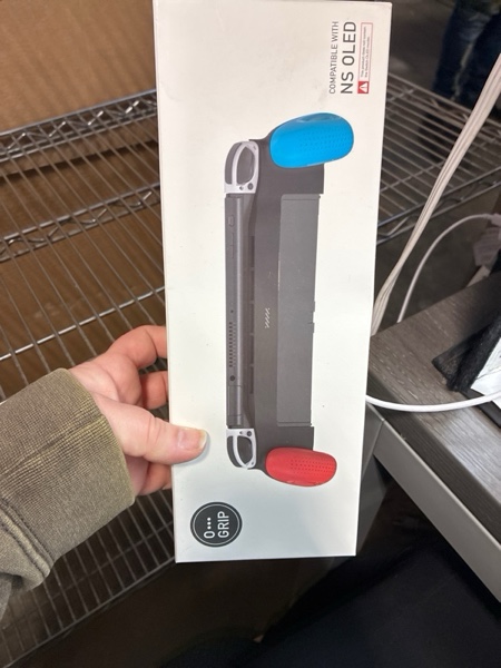 Condition photo showing New/Like New for JUSPRO Grip Case Compatible with Nintendo Switch OLED, Unique Switch Accessories Designed Comfortable & Ergonomic Grip with 5 Game Slots