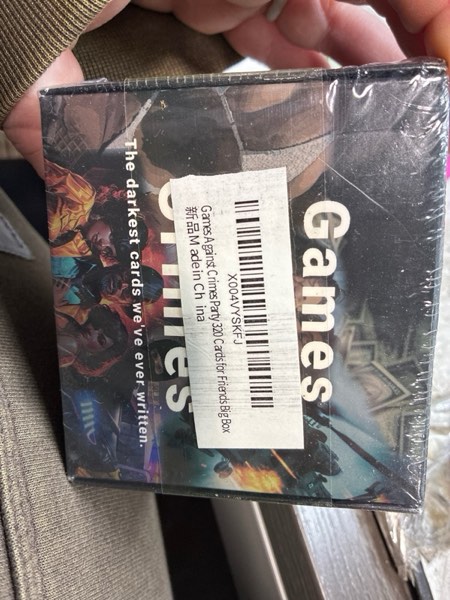 Condition photo showing New/Like New for Games Against Crimes Edition Party 320 Cards Adult Big Box not Expansion Packs for Friends
