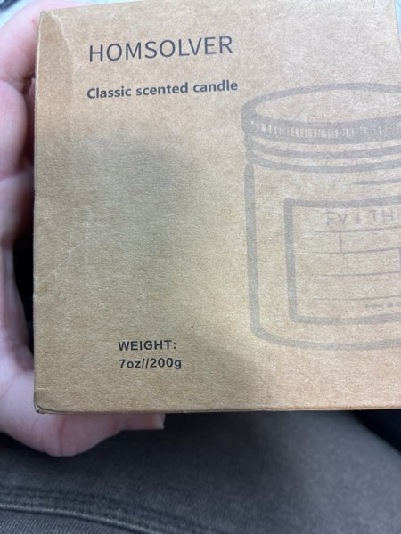 Condition photo showing New/Like New for Homsolver Mothers Day Gifts from Daughter Son,Birthday Gifts for Mom, Her, Bonus Mom, Mother (mom i Hope This Candle-White) White i hope