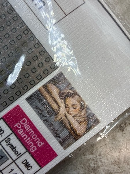 Condition photo showing New/Like New for WUSARPLY Inspirational Girl Diamond Painting Kits for Adults, Sleep Girl Diamond Art Kits Full Drill Diamond Dots Paint with Diamonds Gem Arts and Crafts for Beginner Home Wall Decor