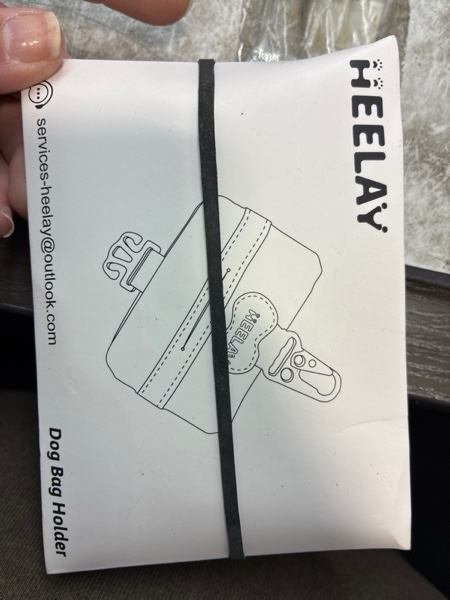 Condition photo showing New/Like New for Dog Poop Bag Holder Mini,Hands Free Poop Bag Holder with Hook & Clip & Snap,Durable Leash Attachment for Dog Walking,Trash Bag, Bags EXCLUDED,Purple