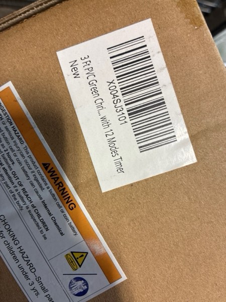 Condition photo showing New/Like New for [ Timer & 12 Modes ] 3 Ft Green PVC Christmas Tree with 50 Multi Color Lights DIY 15 Ball Ornaments 3D Star Small Artificial Xmas Tree for Indoor Holiday Party Decorations Pvc Green